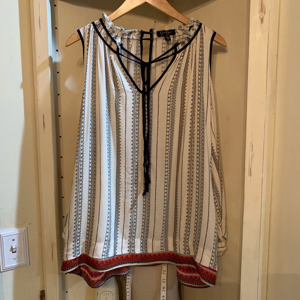 Jessica Simpson Cold shoulder Blouse/Top  XL